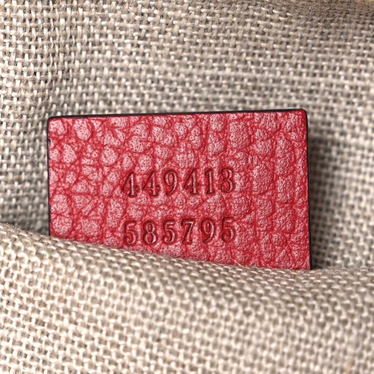 Gucci Monogram Mini Bree Messenger Bag Red 6 of 9