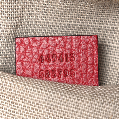 Gucci Monogram Mini Bree Messenger Bag Red 6 of 9