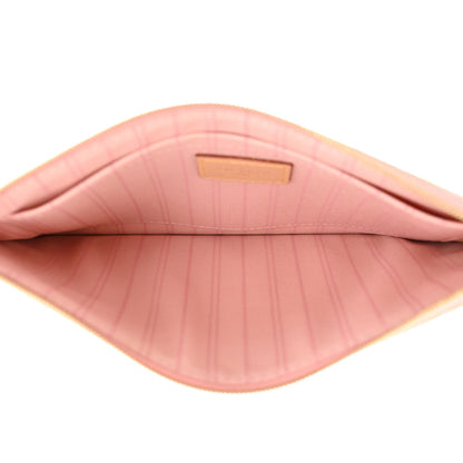 Louis Vuitton Damier Azur Neo Neverfull MM Rose Ballerine 7 of 14