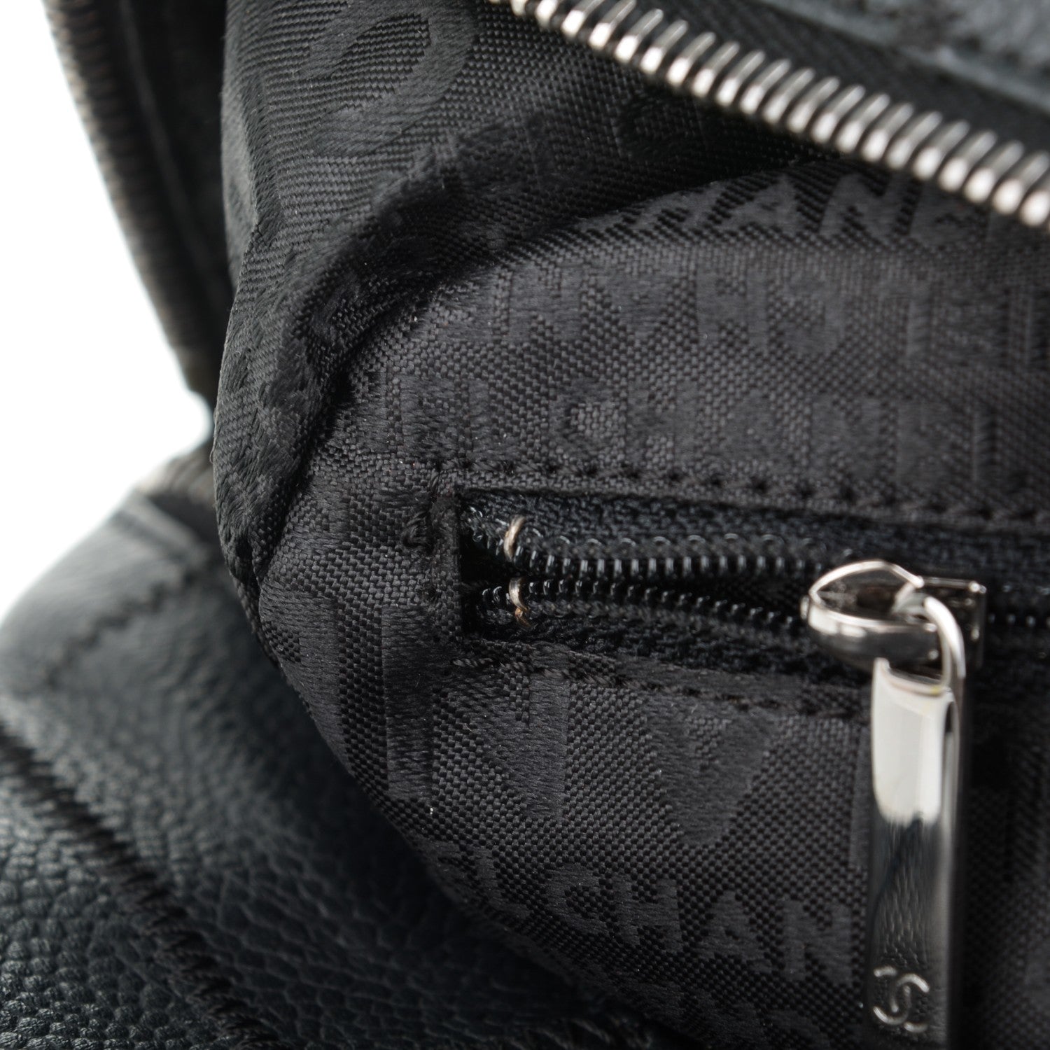 Chanel Caviar Square Stitched Bowler Black 8 of 8