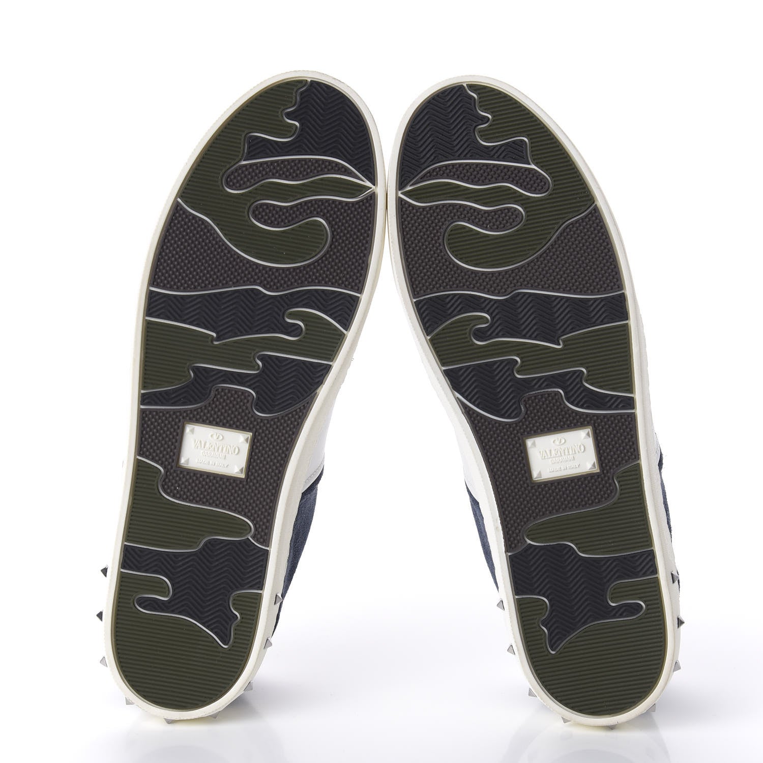 Valentino Garavani Suede Womens Flycrew Sneakers 40 Navy 5 of 8
