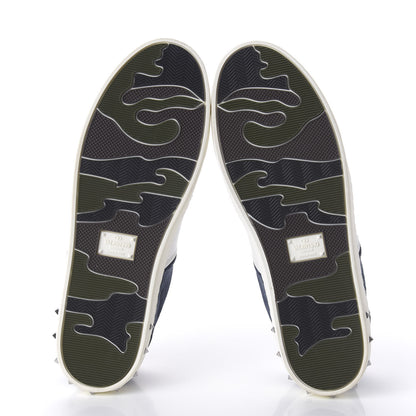 Valentino Garavani Suede Womens Flycrew Sneakers 40 Navy 5 of 8