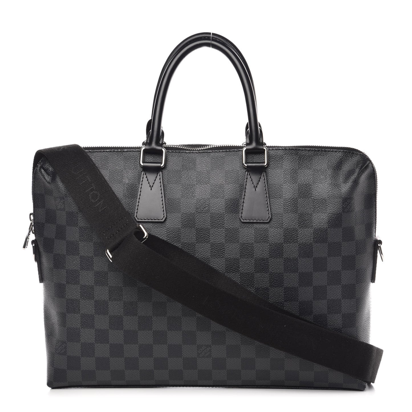 Damier Graphite Porte-Documents Jour