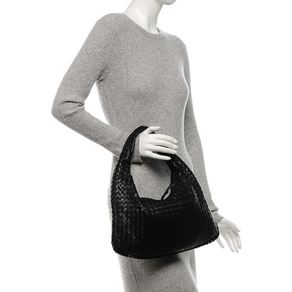 Bottega Veneta Nappa Intrecciato Medium Veneta Hobo Black 2 of 6