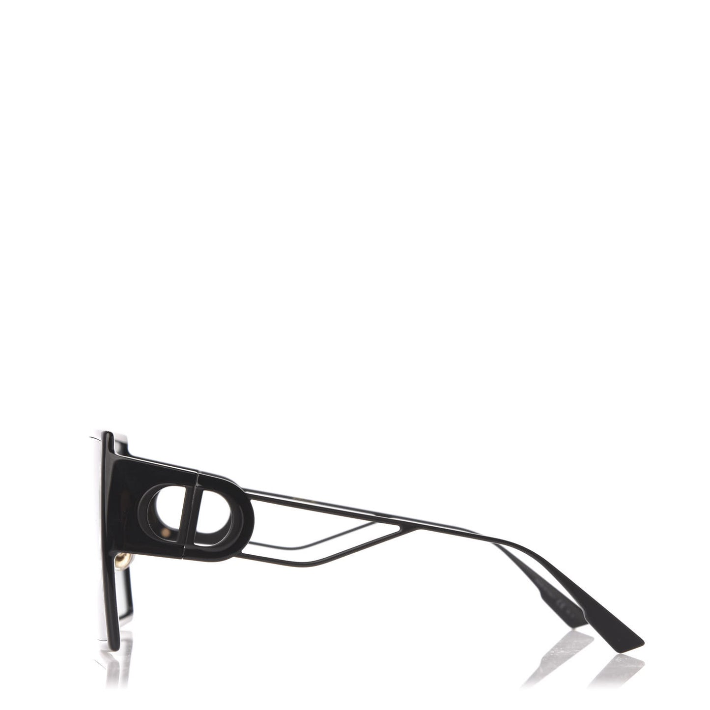 Square 30 Montaigne Sunglasses Black