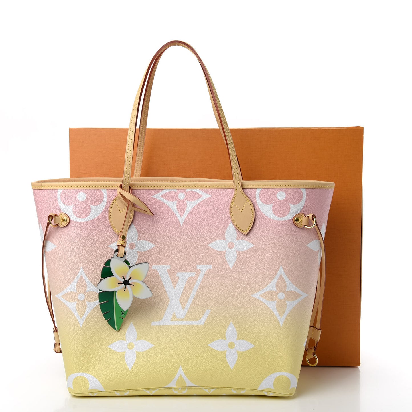 Monogram Giant By The Pool Neverfull MM Light Pink
