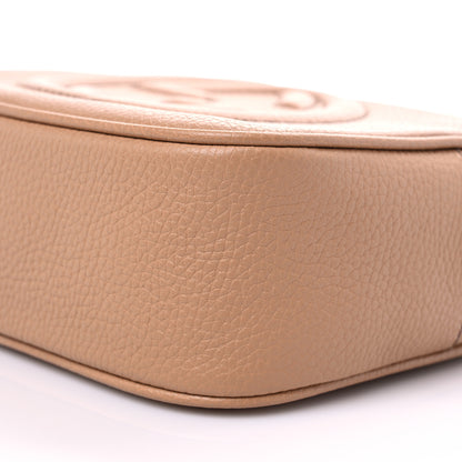 Gucci Pebbled Calfskin Small Soho Disco Bag Camelia 8 of 9
