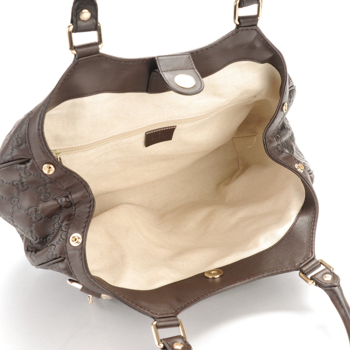 Guccissima Medium Sukey Tote Chocolate