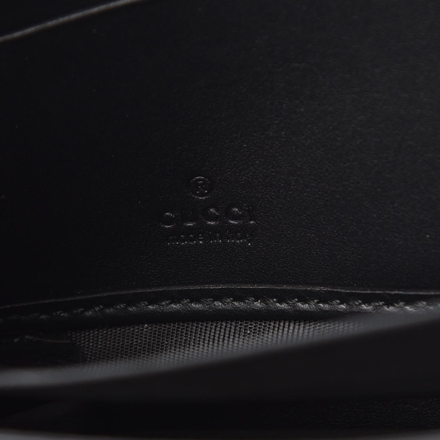 GG Supreme Monogram Wolf Print Zip Around Wallet Black