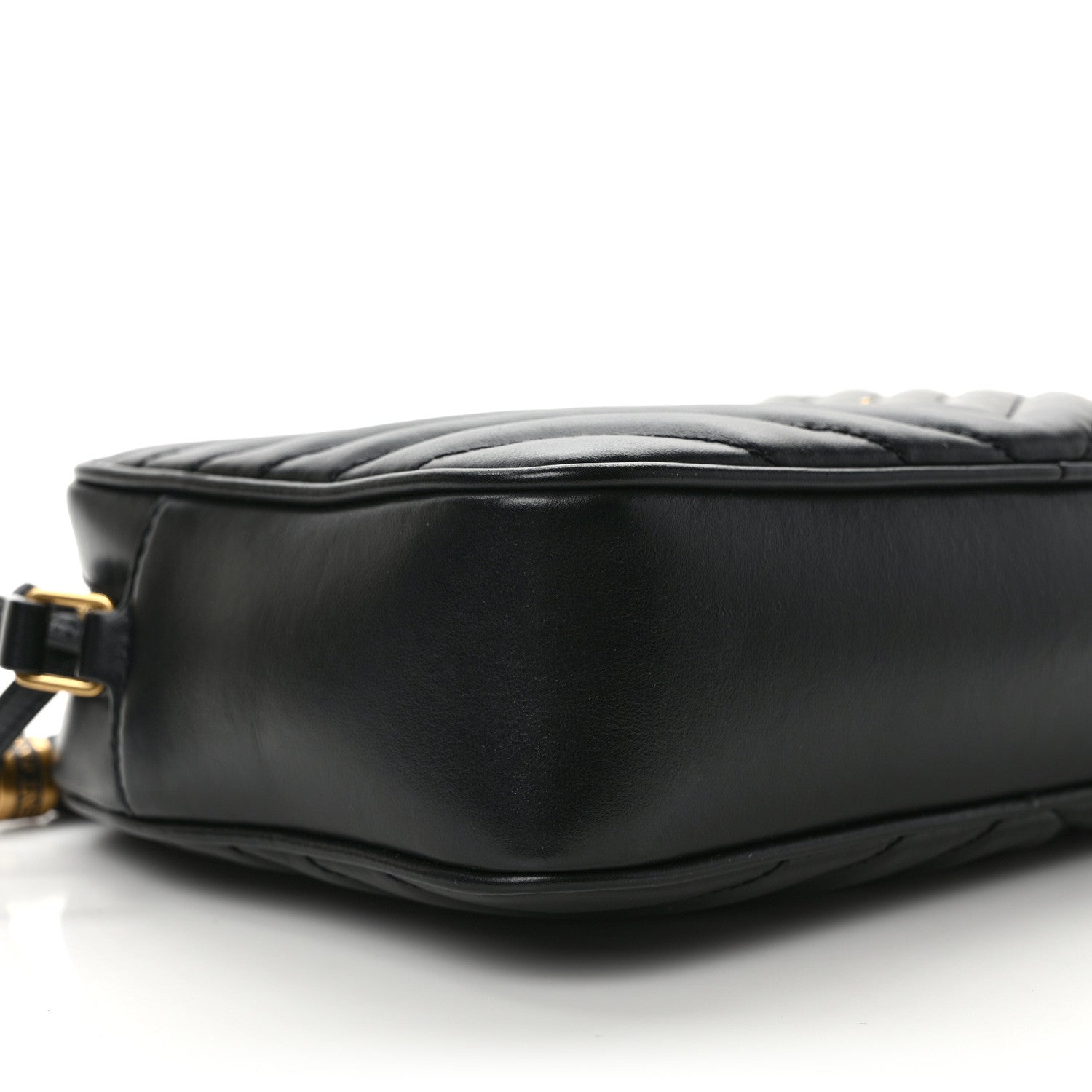 Saint Laurent Calfskin Matelasse Monogram Lou Camera Bag Black 8 of 10