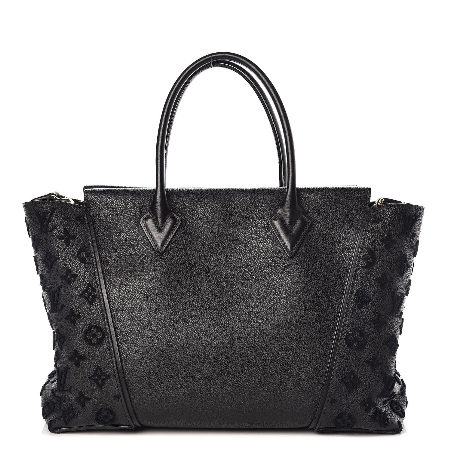 Louis Vuitton Veau Cachemire Tote W PM Black 1 of 22