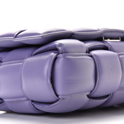 Bottega Veneta Lambskin Maxi Intreccio Padded Chain Cassette Crossbody Bag Lavender 7 of 10