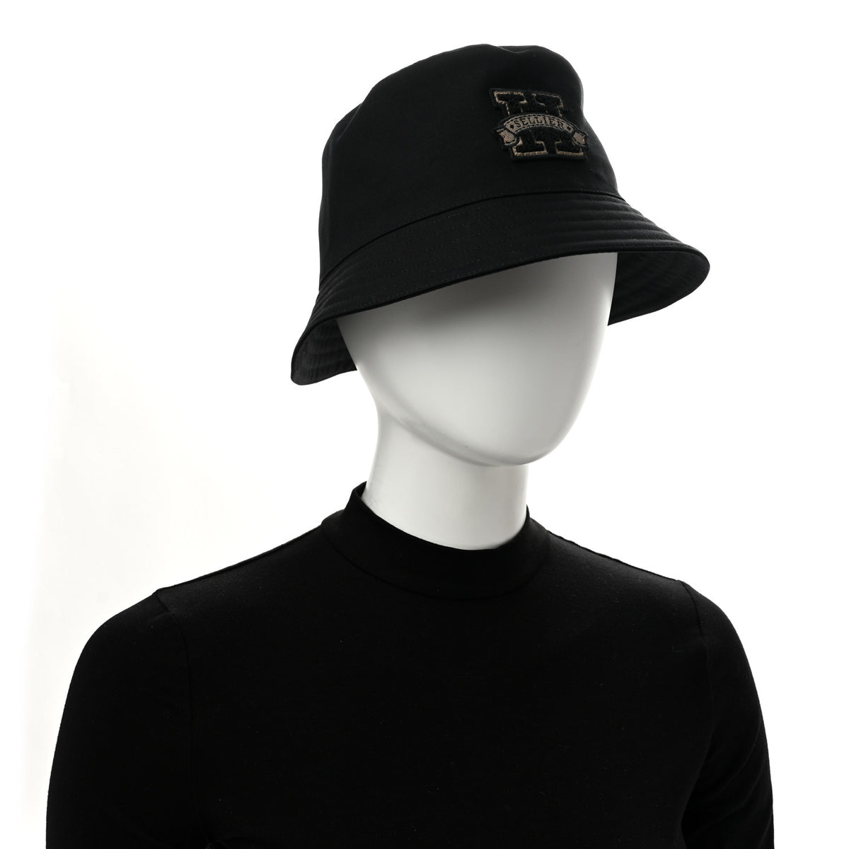 Cotton Harper H Sellier Bucket Hat 57 Black
