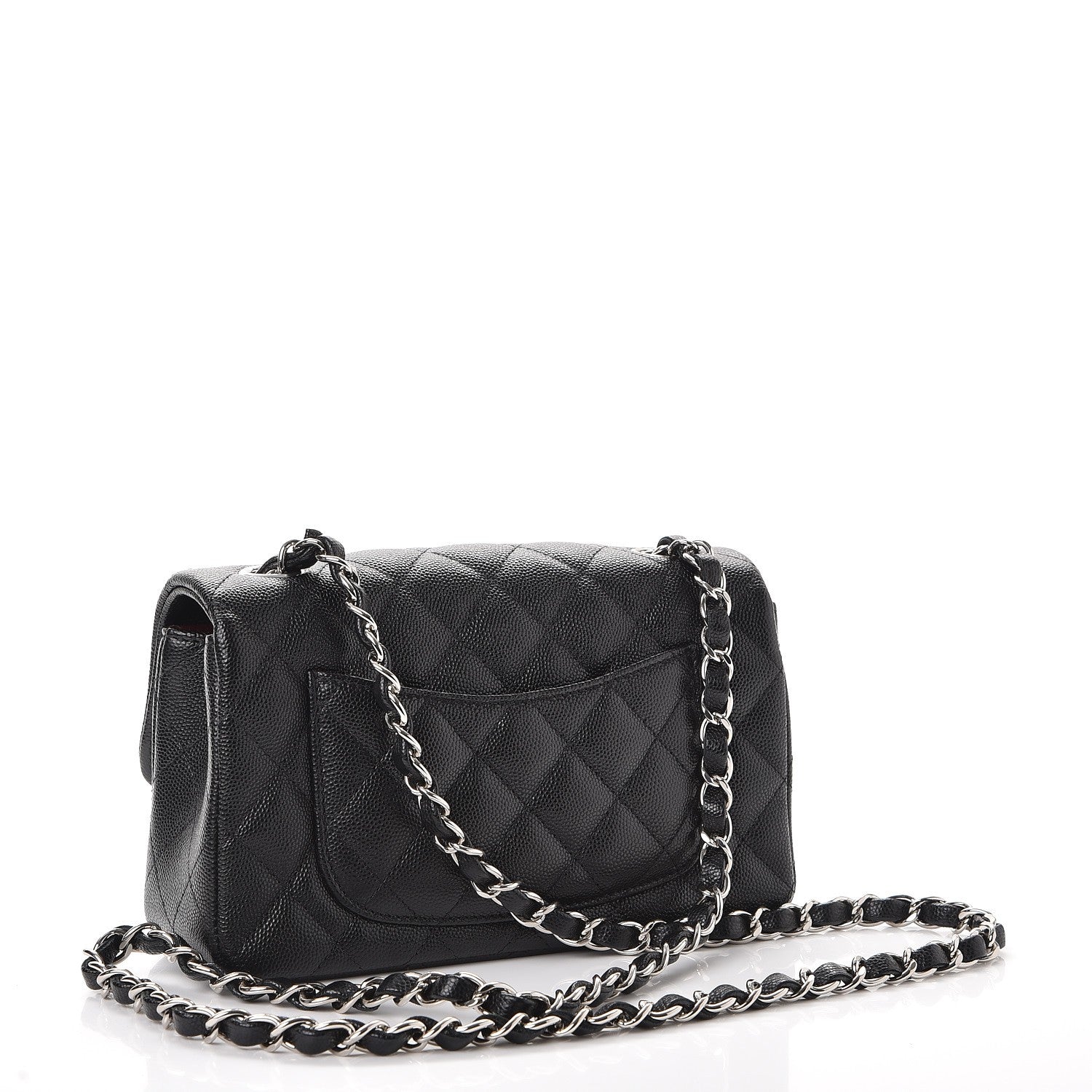 Chanel Caviar Quilted Mini Rectangular Flap Black 3 of 8