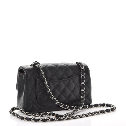 Chanel Caviar Quilted Mini Rectangular Flap Black 3 of 8