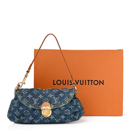 Louis Vuitton Monogram Denim Mini Pleaty Blue 12 of 12