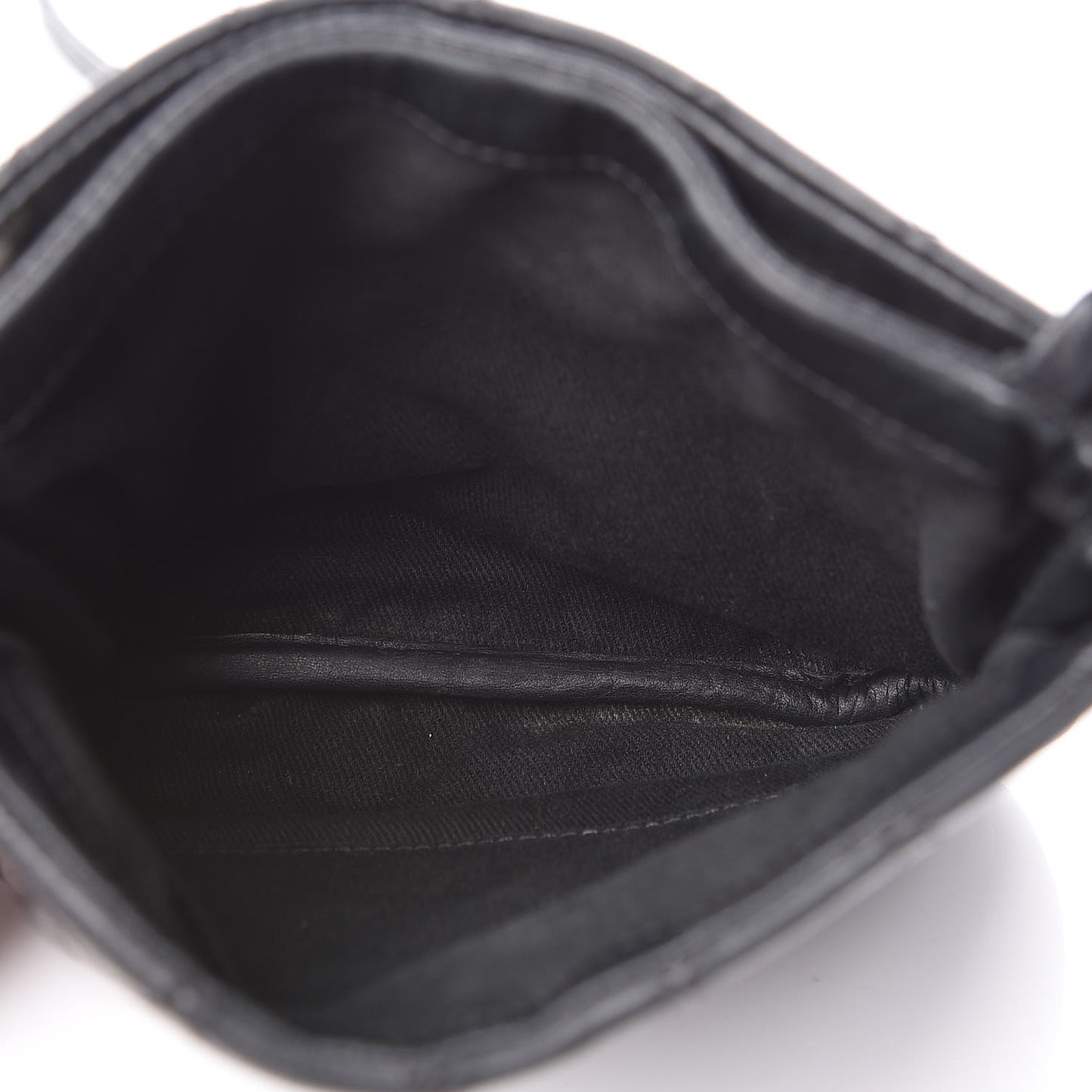 Lambskin Quilted Crossbody Bag Black