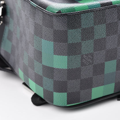 Louis Vuitton Damier Graphite Pixel Josh Backpack Vert 8 of 9