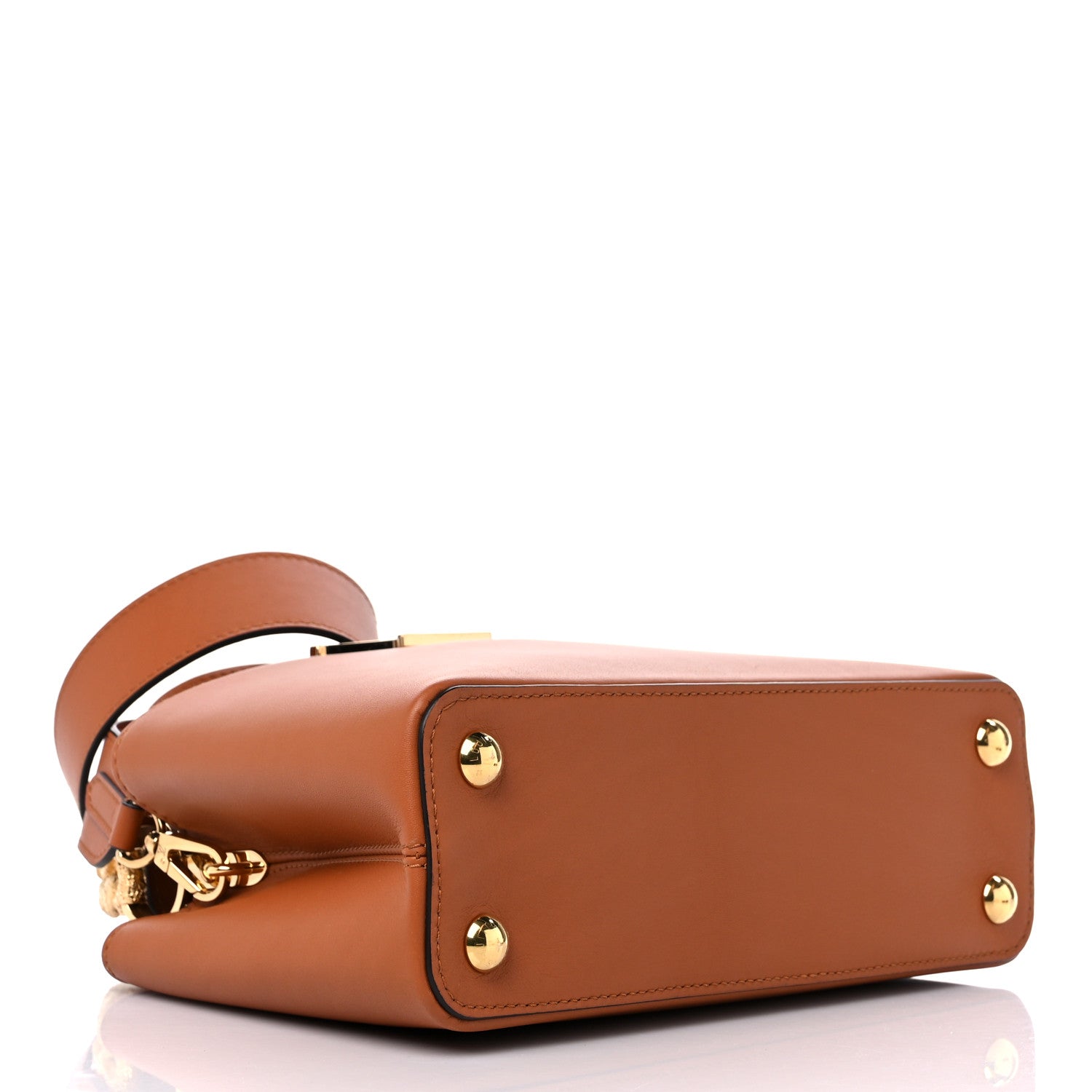 Louis Vuitton Calfskin Bolsa Capucines BB Caramel 4 of 8