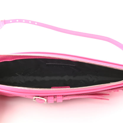 Burberry Patent Bridle Calfskin Parmoor Clutch Bag Pink 5 of 11
