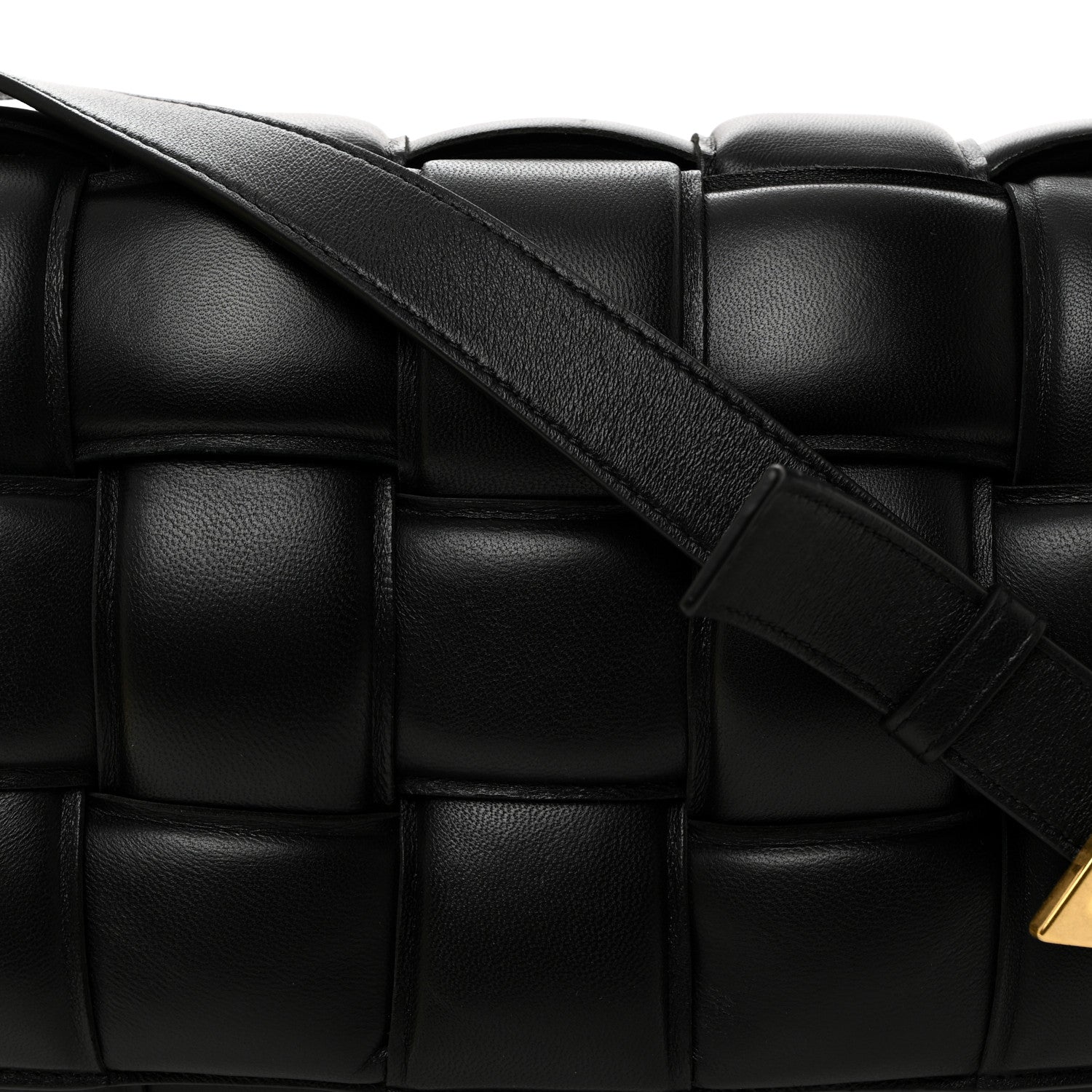 Bottega Veneta Nappa Maxi Intreccio Padded Cassette Crossbody Bag Black 8 of 10