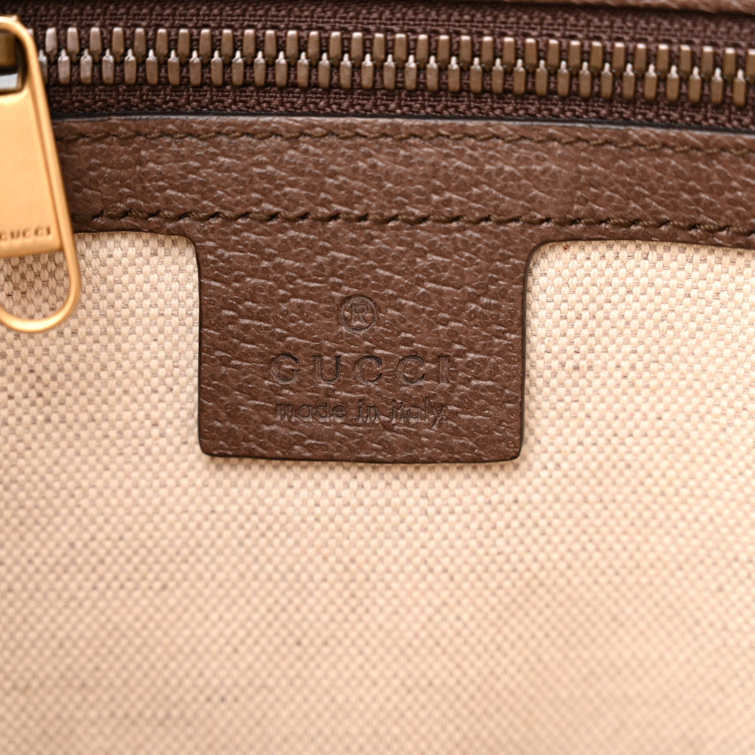 Gucci GG Supreme Monogram Web Small Ophidia Half Moon Hobo Brown 6 of 13