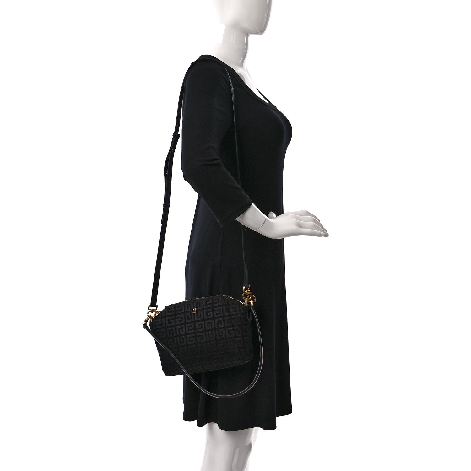 Givenchy Canvas Embroidered XS Antigona 4G Black 2 of 13