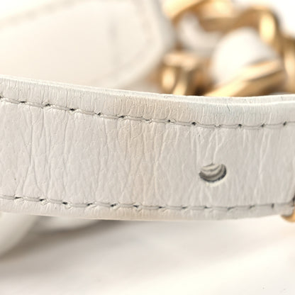 Chanel Lambskin Lacquered Metal Quilted Flap Chain Belt Bag White 13 of 17