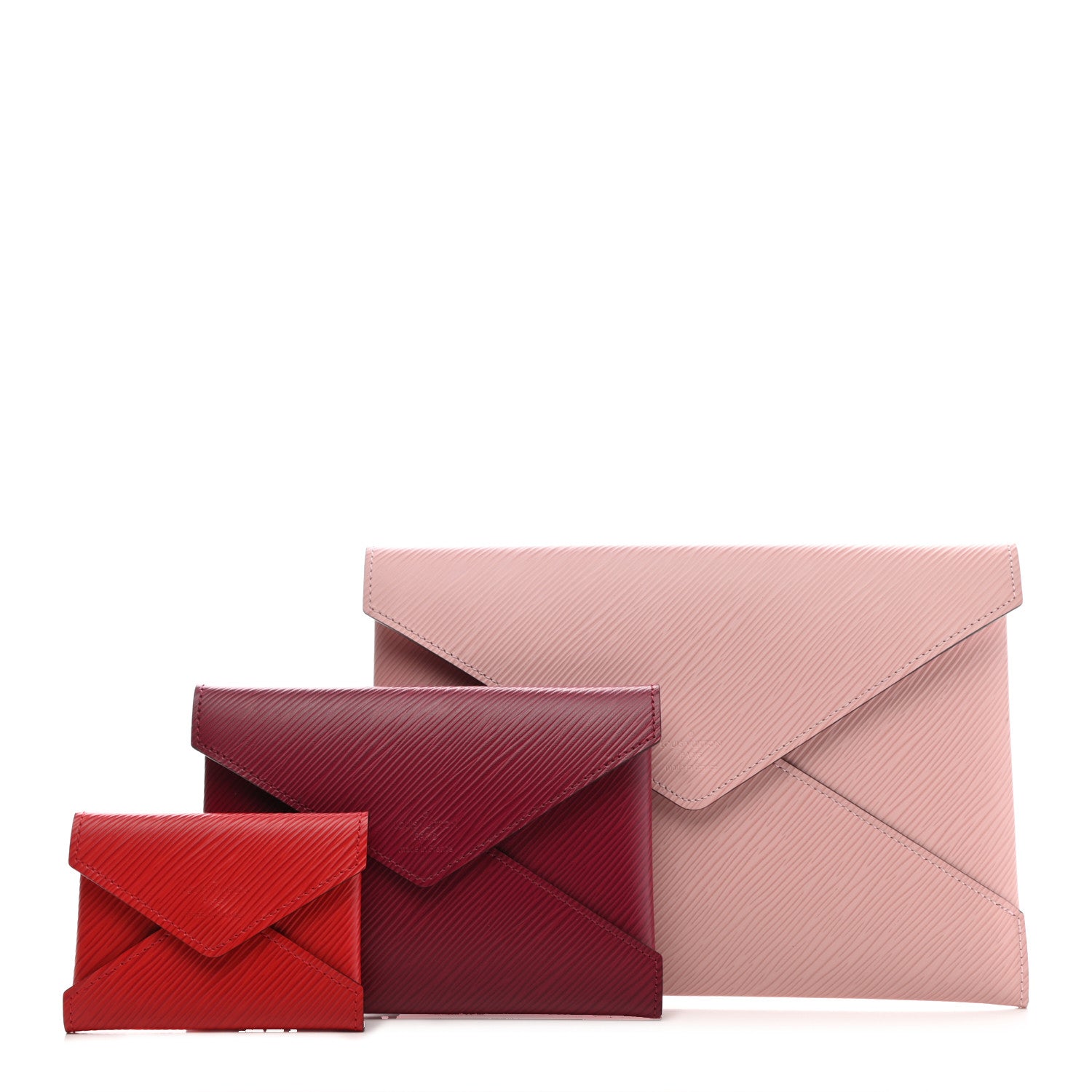 Louis Vuitton Epi Kirigami Pochette Set Rose Ballerine Fuchsia Coquelicot 1 of 10