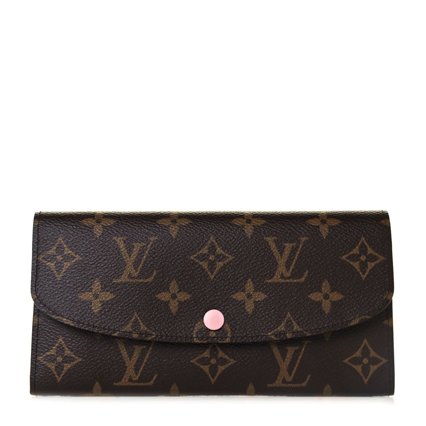 Monogram Emilie Wallet Rose Ballerine