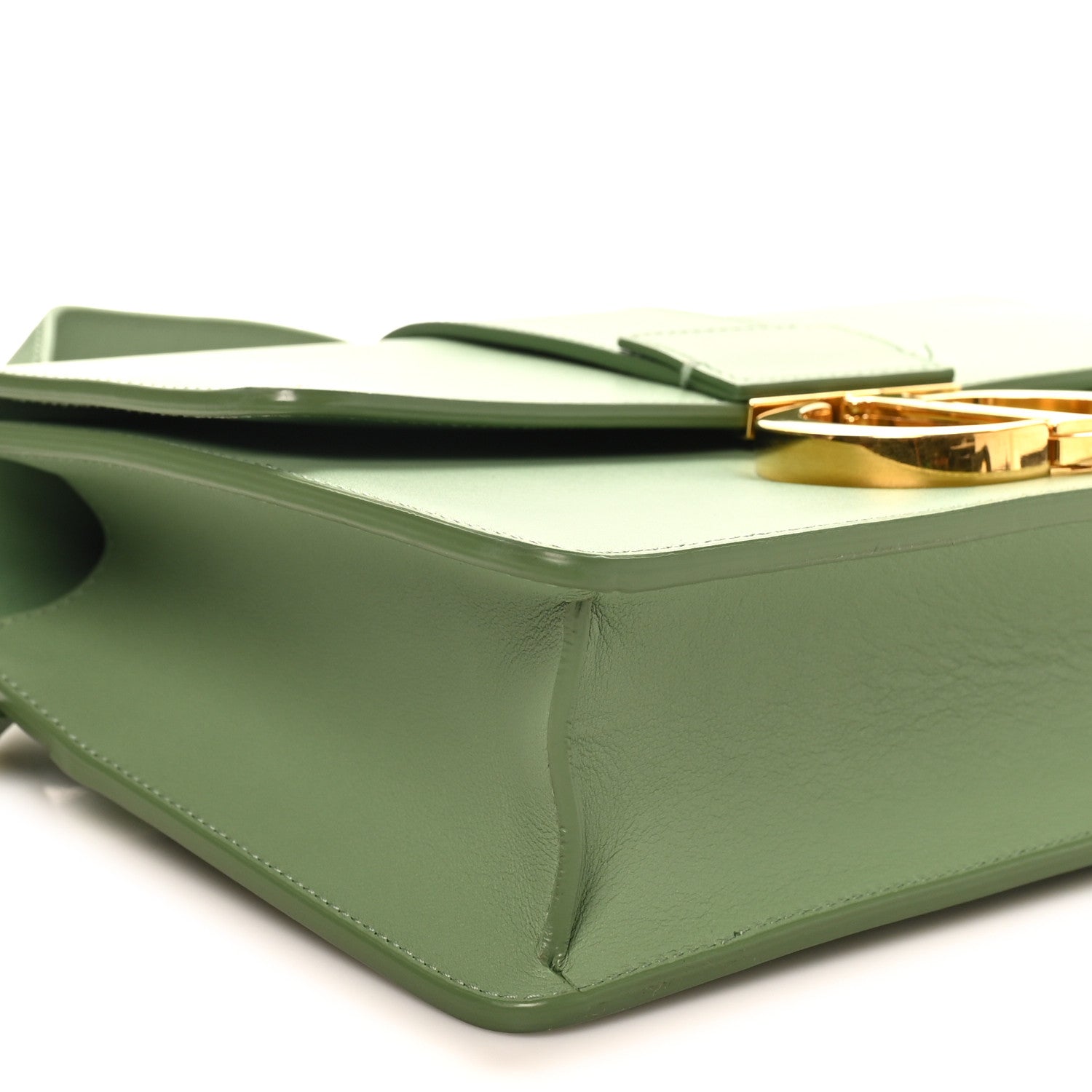 Christian Dior Smooth Calfskin 30 Montaigne Flap Bag Mint Green 9 of 10