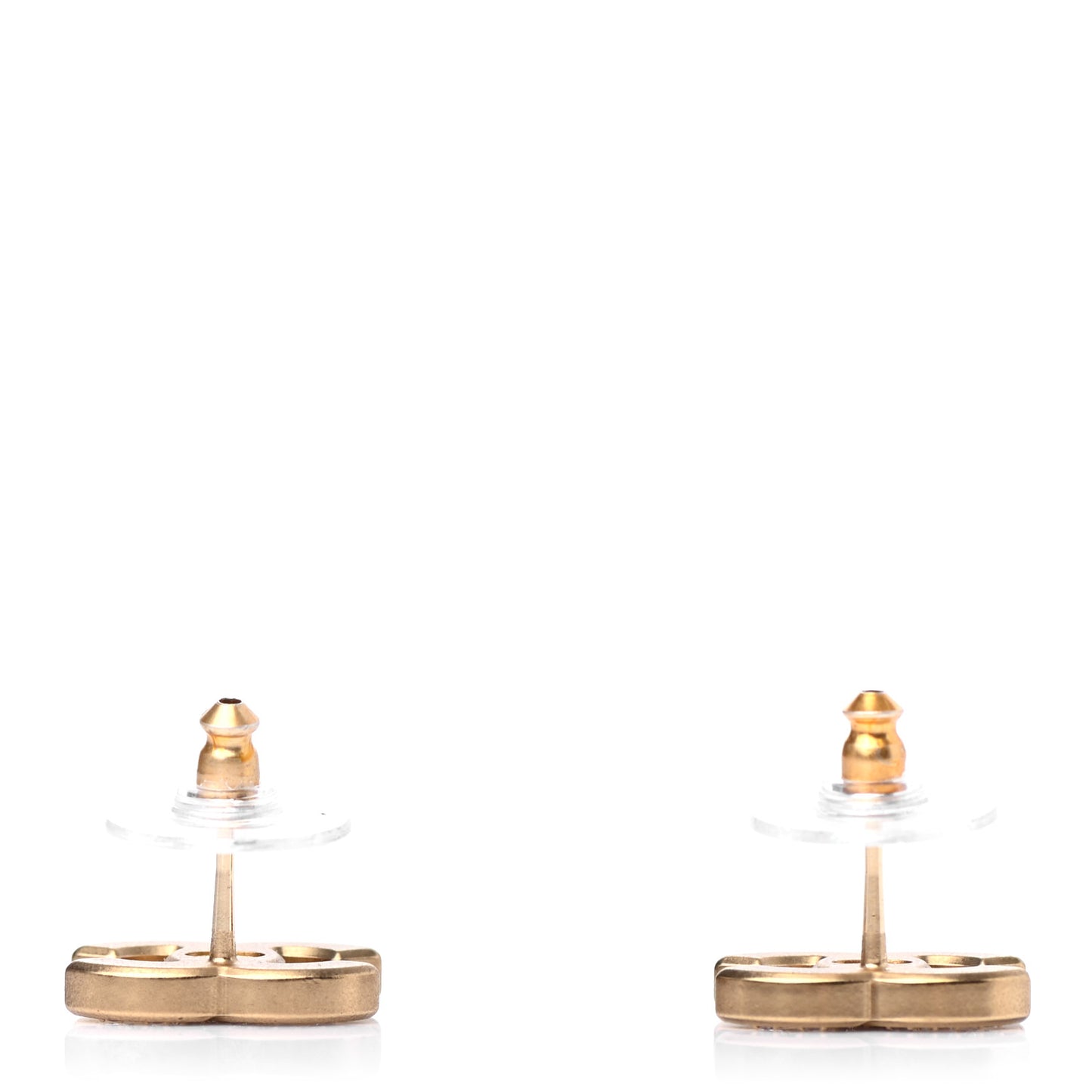 Crystal CC Earrings Gold