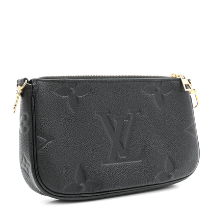 Louis Vuitton Empreinte Monogram Giant Multi Pochette Accessories Small Pochette Black 3 of 6
