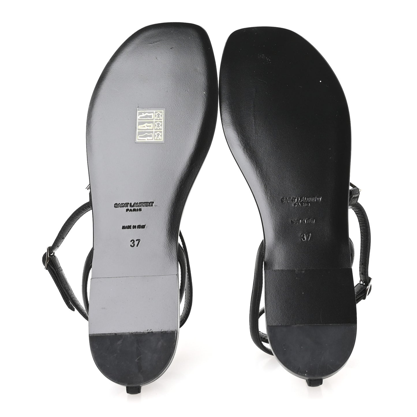 Calfskin Nu Pieds 05 Sandals 37 Black