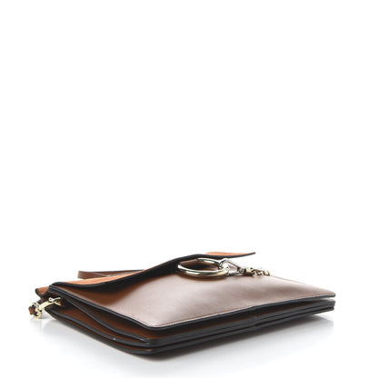 Chloe Suede Calfskin Medium Faye Shoulder Bag Tobacco 4 of 9