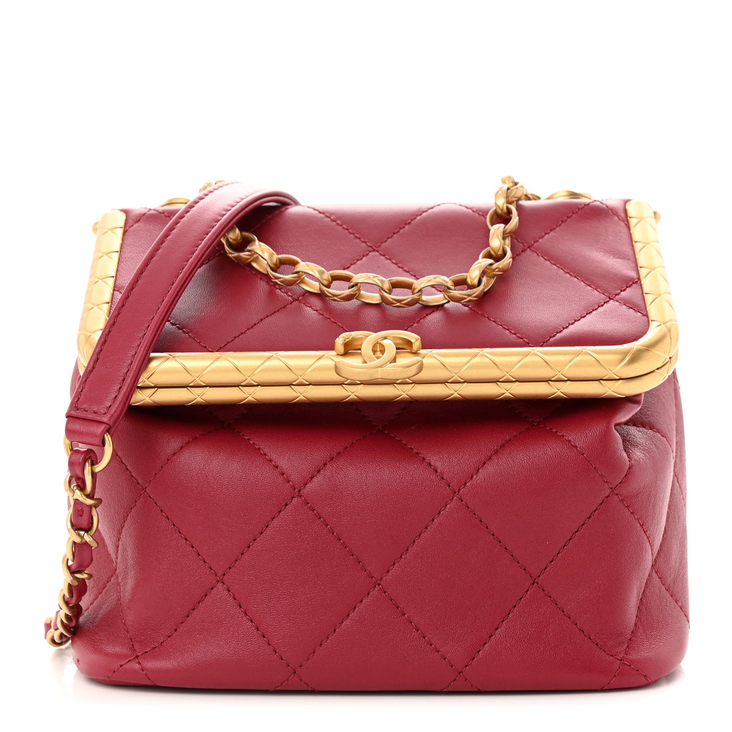 Lambskin Quilted My Crush Bag Red