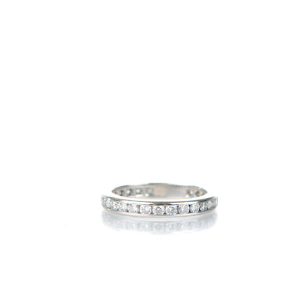 Tiffany Platinum Diamond 3mm Wedding Band 7 3 of 5