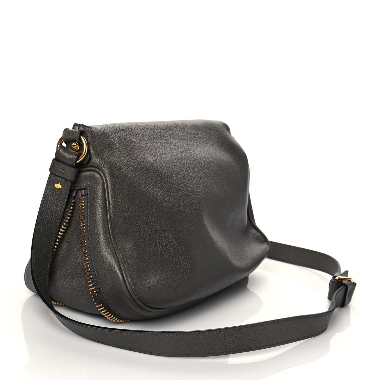 Grained Calfskin Medium Jennifer Dark Brown