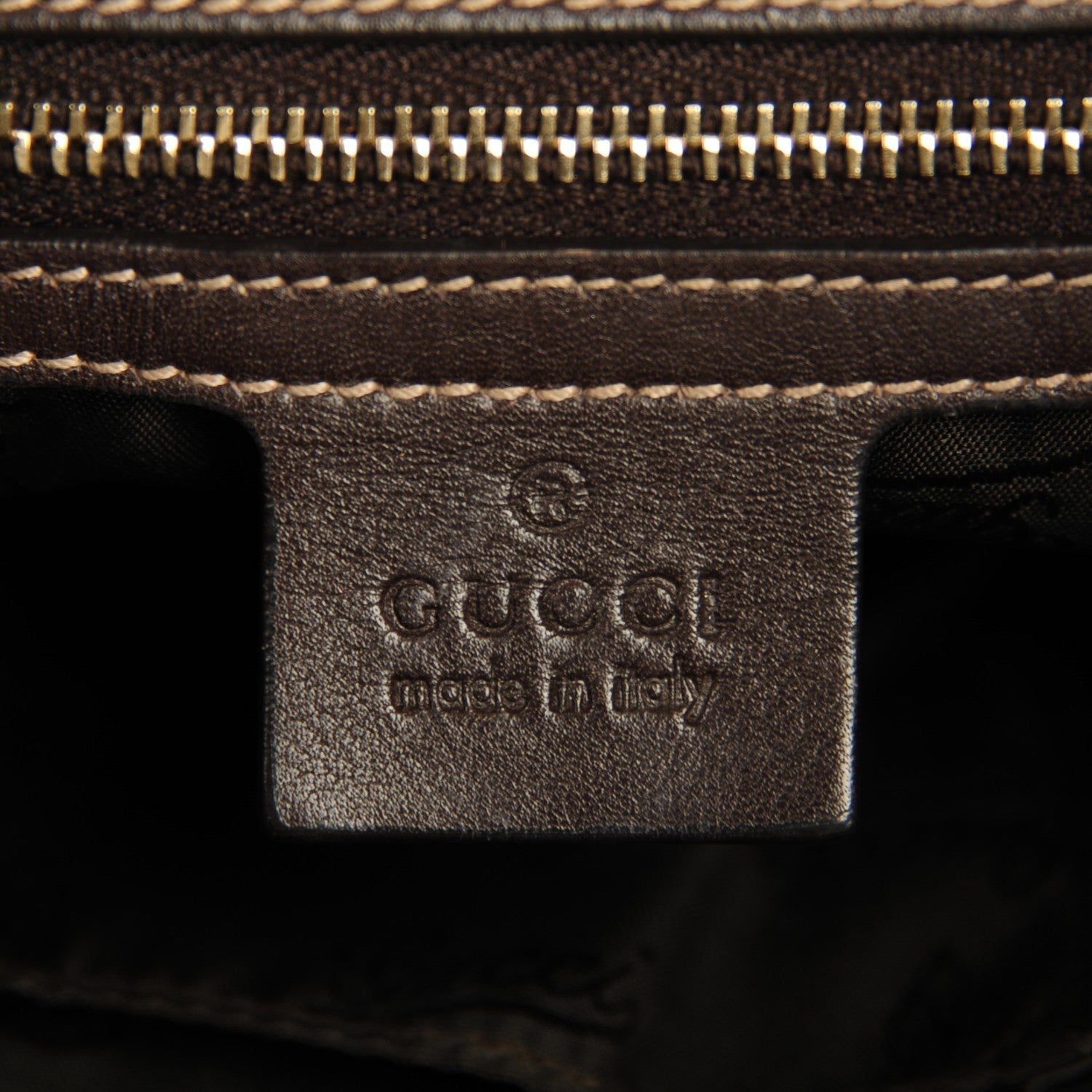 Gucci Crystal Monogram Medium Hysteria Tote Brown 6 of 7