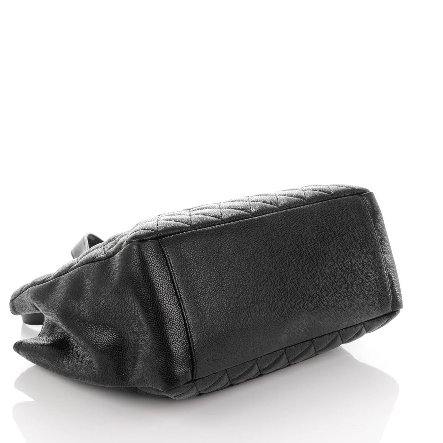 Caviar Quilted Grand Shopping Tote GST Black