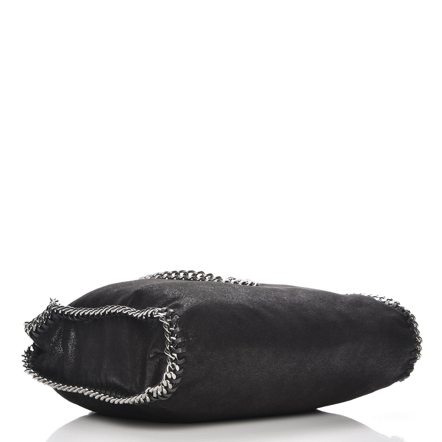 Shaggy Deer Falabella Fold Over Tote Black