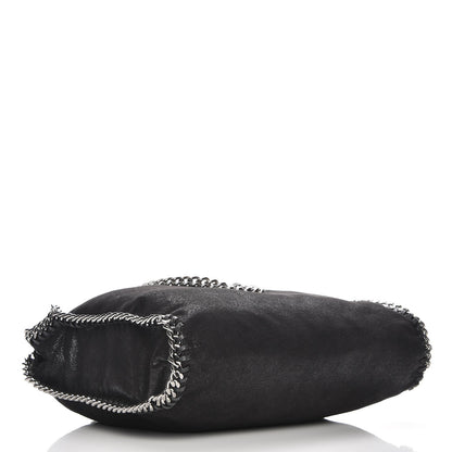 Stella McCartney Shaggy Deer Falabella Fold Over Tote Black 5 of 11