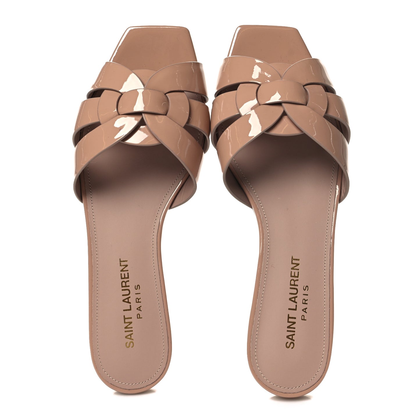 Patent Tribute 05 Slide Sandals 35 Nude