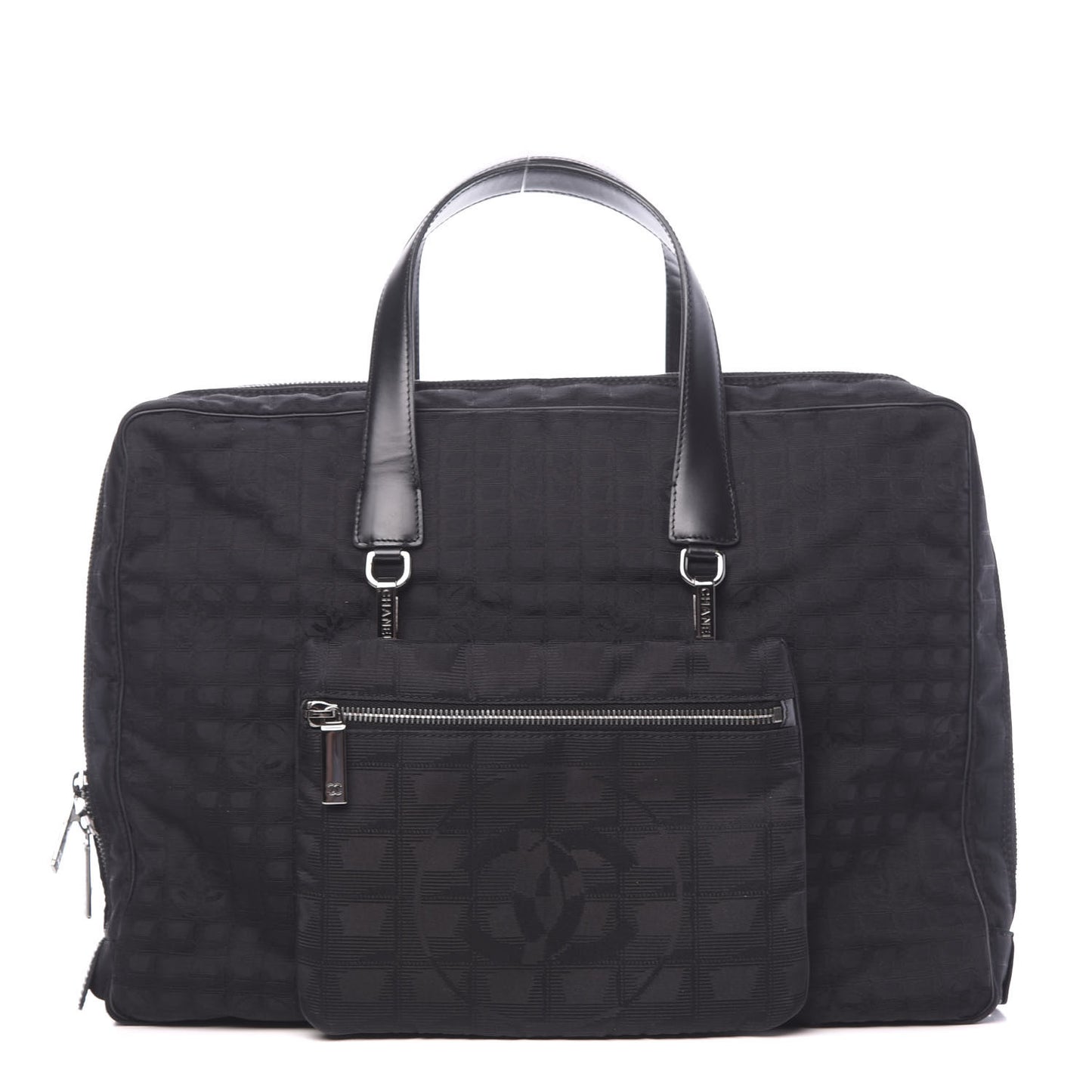 Nylon Travel CC Laptop Briefcase Black