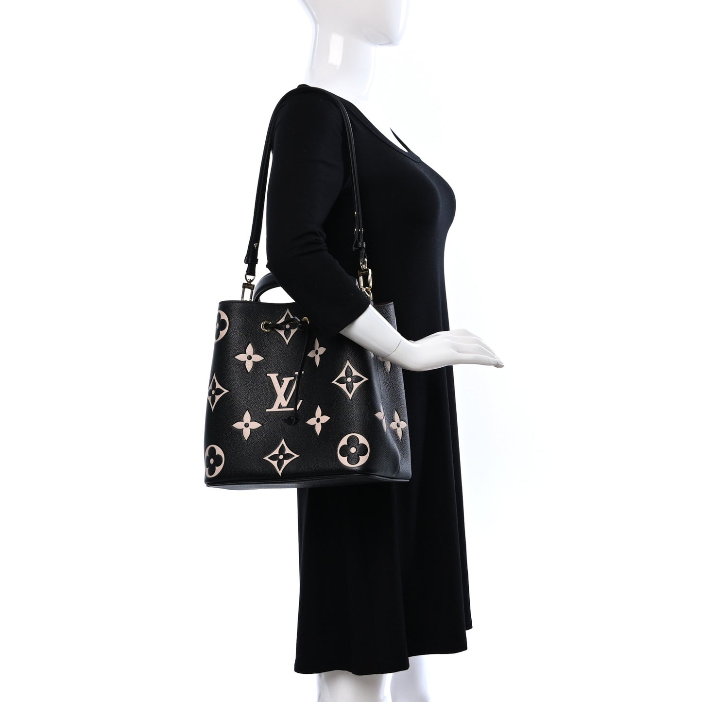 Empreinte Monogram Giant Neonoe MM Black Beige