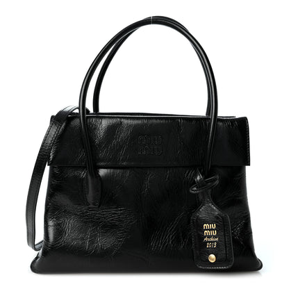Miu Miu Nappa Solitaire Bag Black 1 of 10