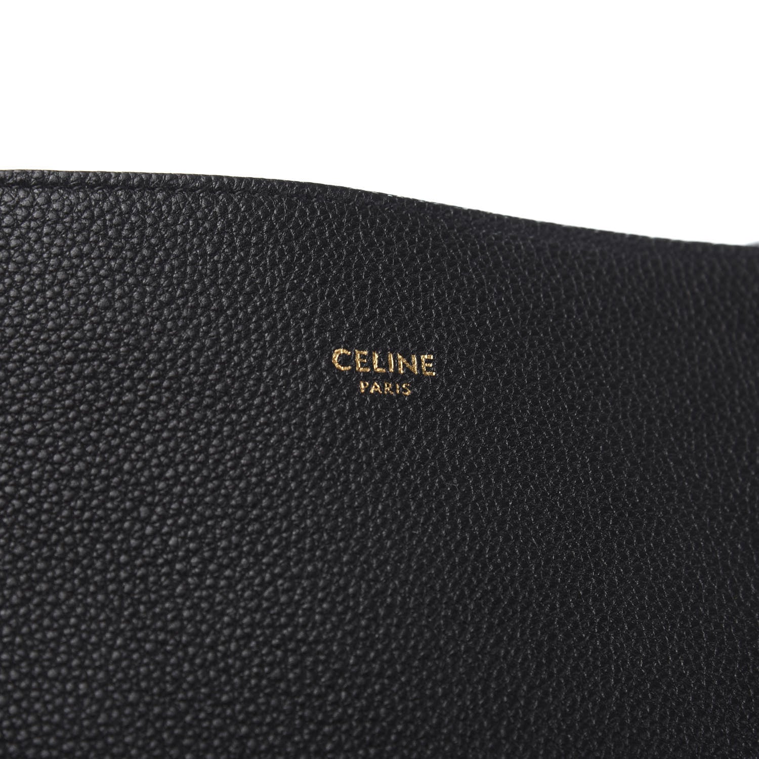 Celine Soft Grained Calfskin Medium Belt Cabas Phantom Black 6 of 11