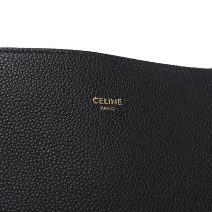 Celine Soft Grained Calfskin Medium Belt Cabas Phantom Black 6 of 11