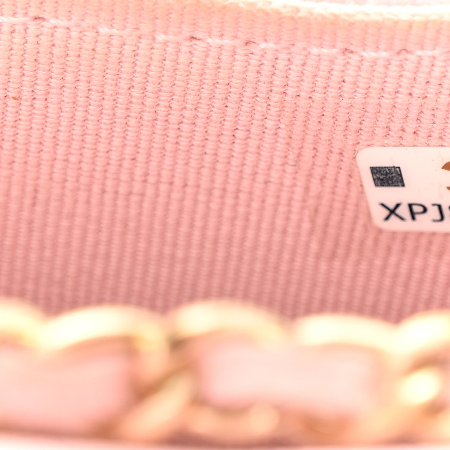 Caviar Quilted Mini Chain Belt Bag Light Pink