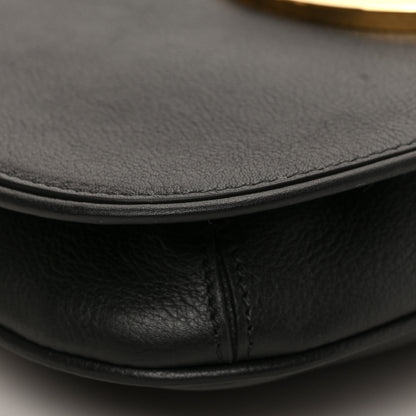 Gucci Roxy Calfskin Blondie Chain Shoulder Flap Bag Black 7 of 8